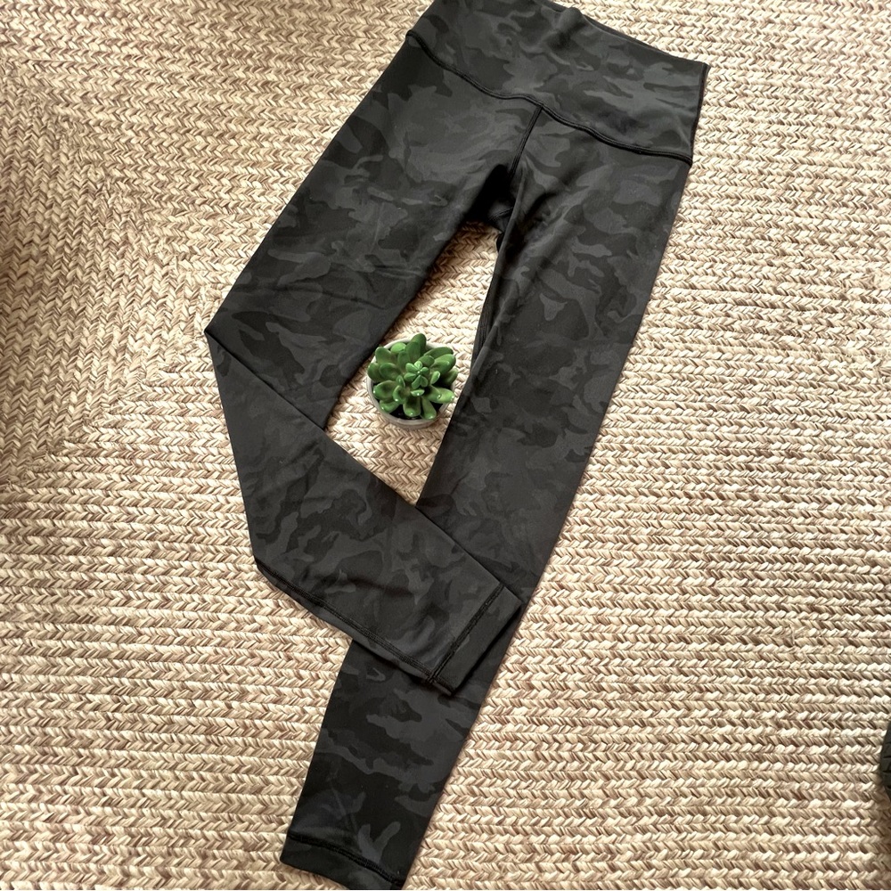 Lululemon 4 Wunder Under HR Tight 25" Full-On Luon Incognito Camo Multi Grey - Picture 6 of 9